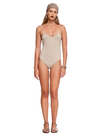 Dega Bodysuit - Taupe