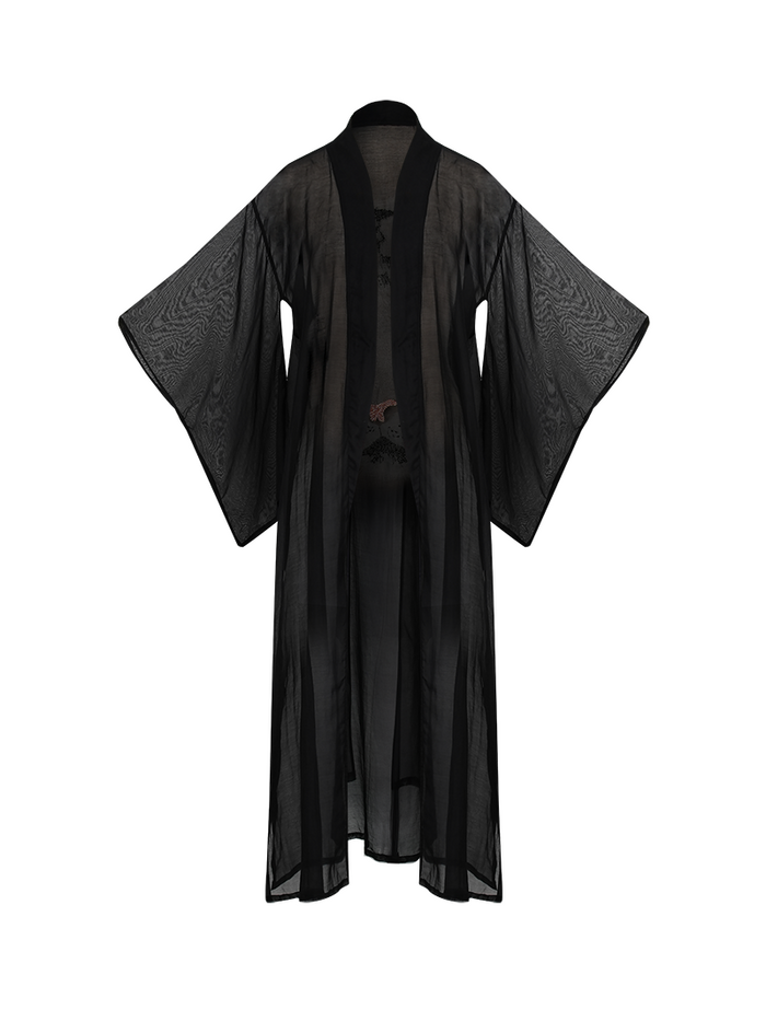 Adri Tiger Beaded Kimono