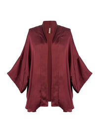 Isyana Short Kimono Wine
