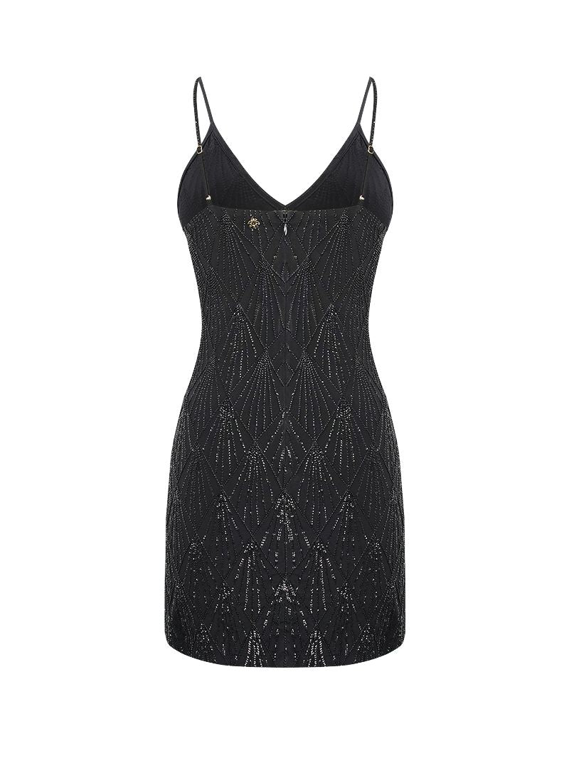 Hendrix Beaded Mini Dress