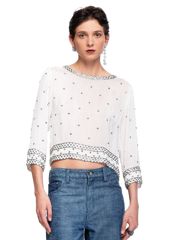 Giselle Beaded Top