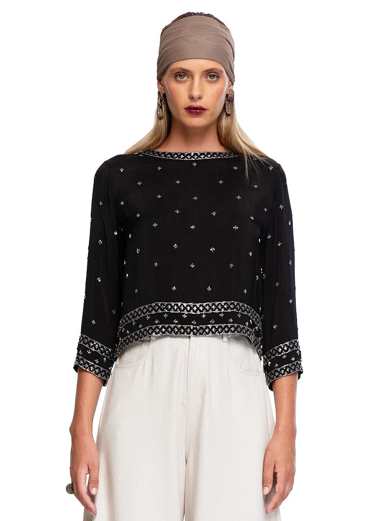 Giselle Beaded Top