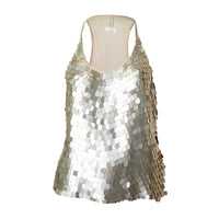 Dollar Beaded Racer Back Top