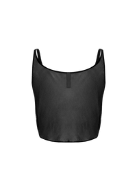 Hornet Beaded Top Black - ghost back view