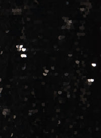 Venus black beaded midi dress - beading close-up detail