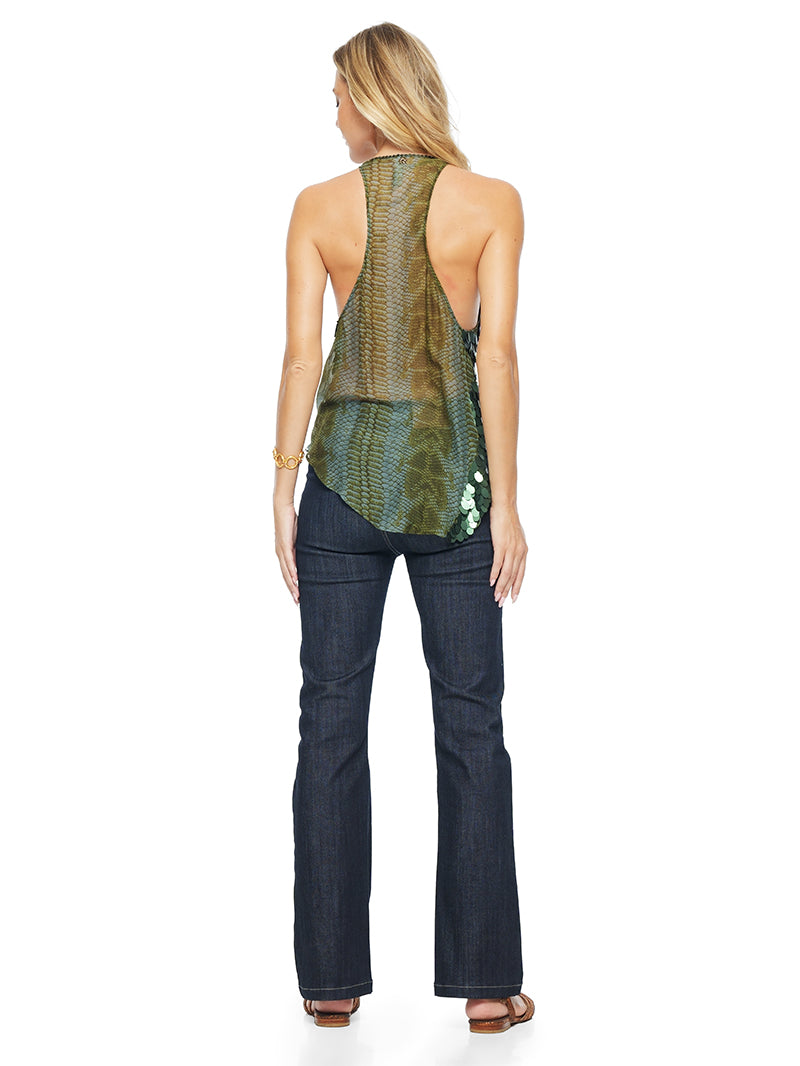 Scale Sequin Top