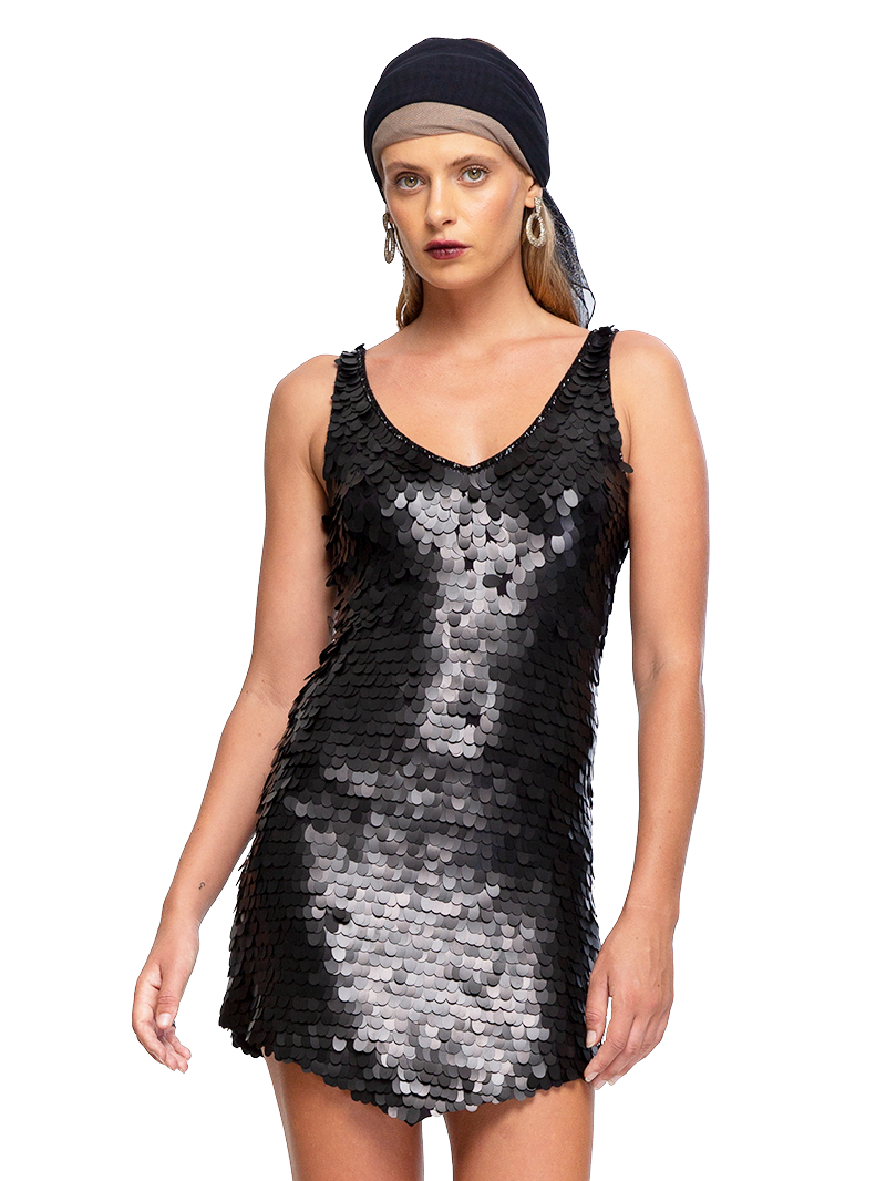 Prague Sequin Short Dress