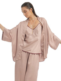 Isyana Short Kimono Wood Rose