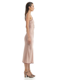 Melody Midi Dress Wood Rose