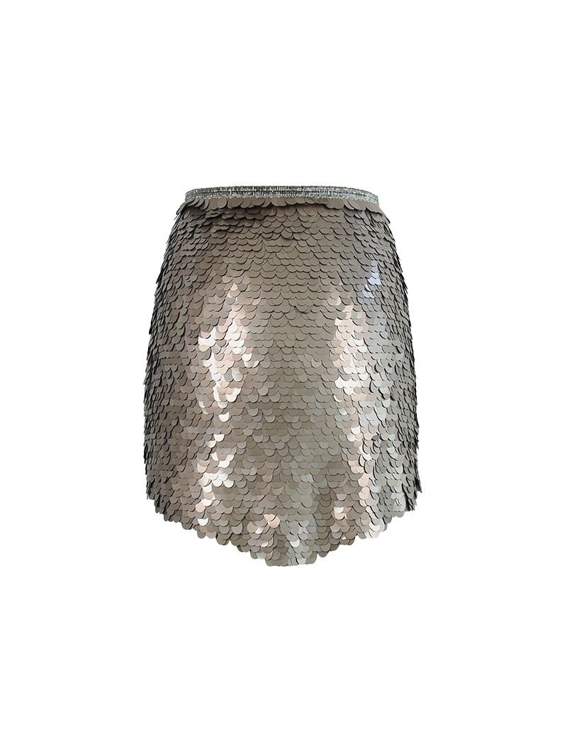 Prague Sequin Mini Skirt