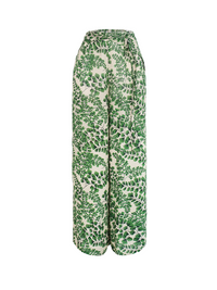 Wrap Pants in Fern Print