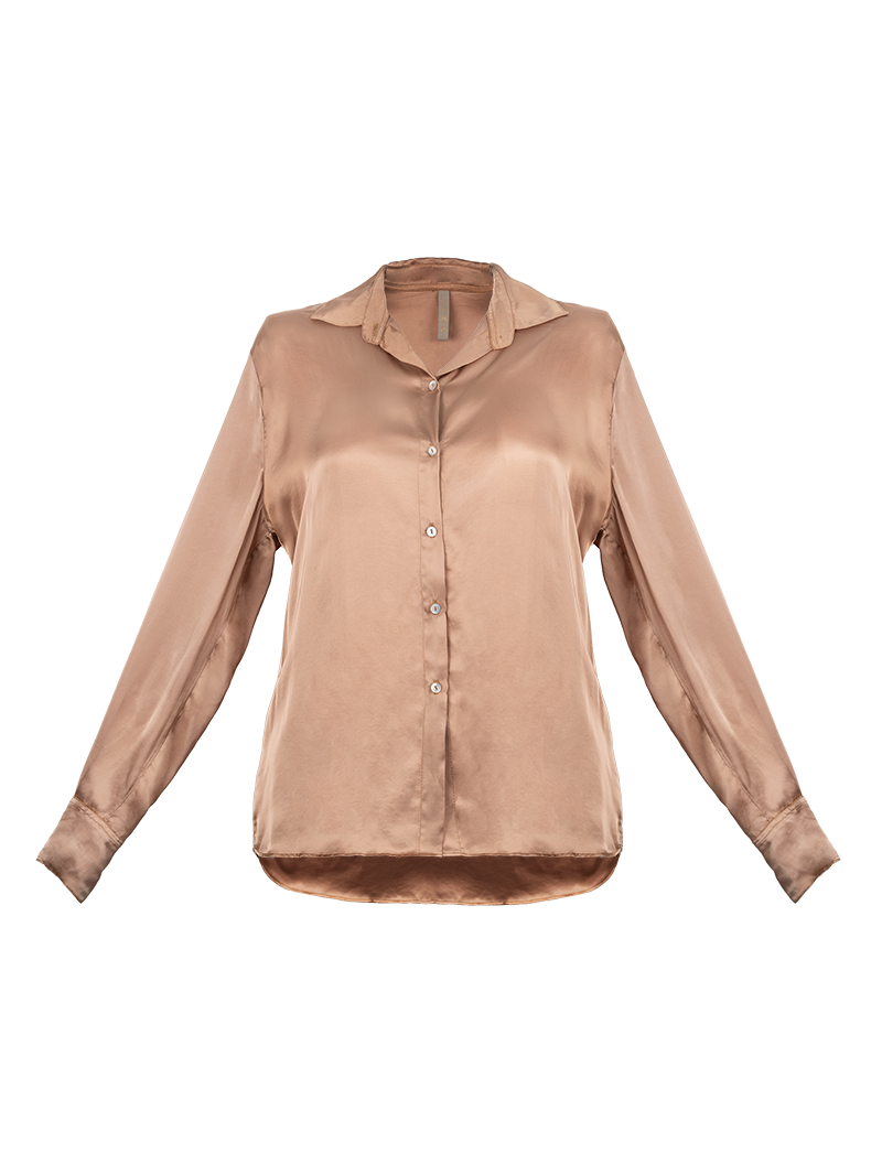 Lucia Shirt - Timeless Camel Elegance