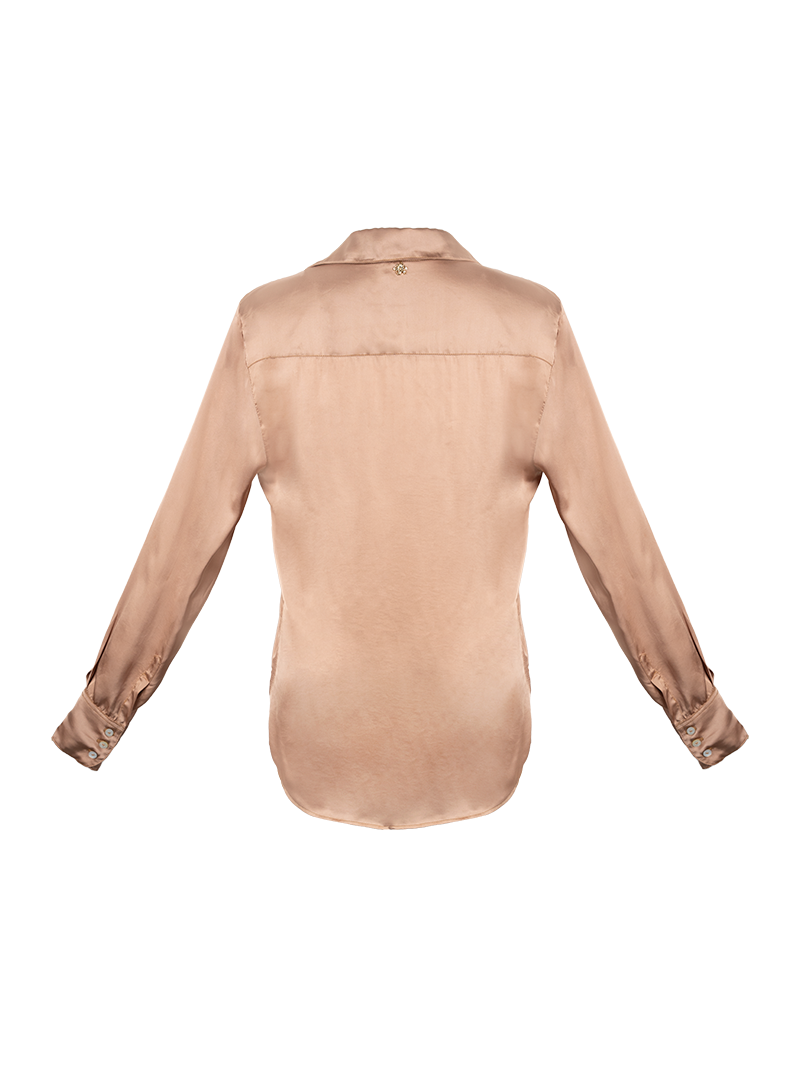 Lucia Shirt - Timeless Camel Elegance