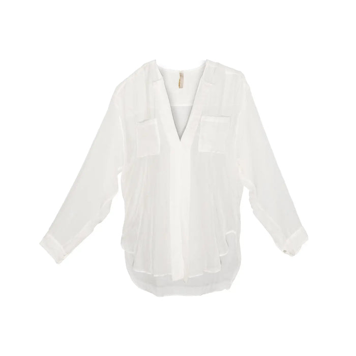 Silk Cotton Shirt Natural