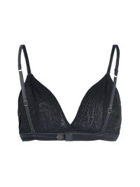Alegra beaded bra in black - ghost back view