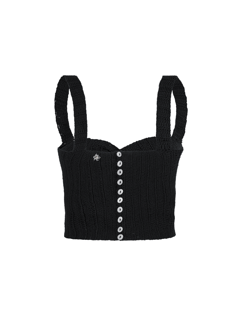 Alix Top Black - ghost back view
