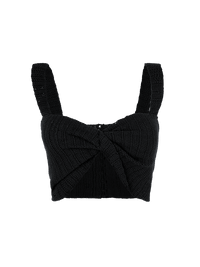 Alix Top Black - ghost front view
