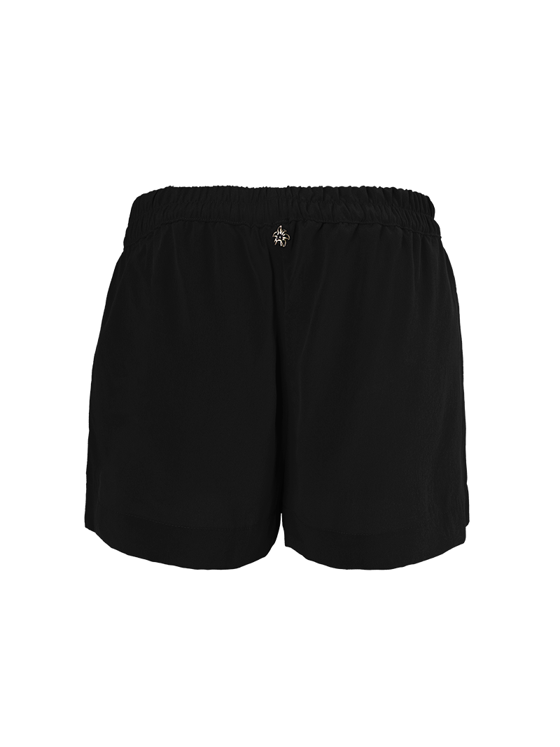 Caravan shorts in black - ghost back view