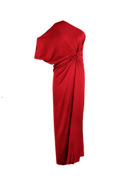 Ganesha maxi dress red - ghost front view