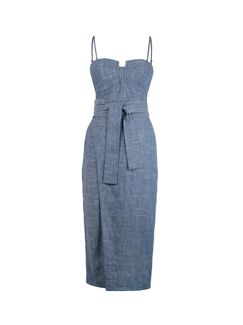 Gil Midi Dress Light Blue