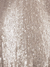 Hora beaded mini top in blush - beadings close-up view