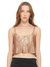 Hora Beaded Mini Top Wine