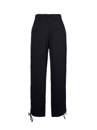 Luma pants in black - ghost back view