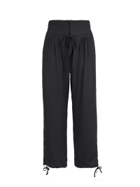 Luma pants in black - ghost front view