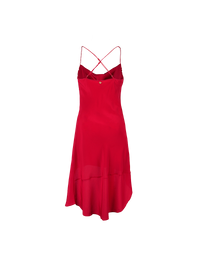 Maz mini dress in red - ghost back view