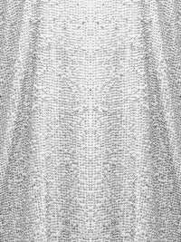Nyx mini dress in white with silver sequins - close-up beadings detail