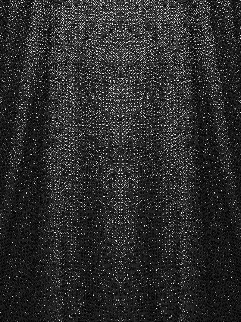 Nyx beaded mini black dress - sequins close-up detail