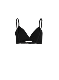 Polie bra in black - ghost back view