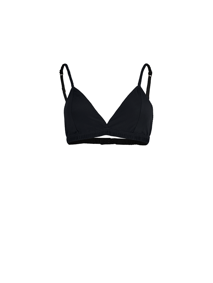 Polie bra in black - ghost front view