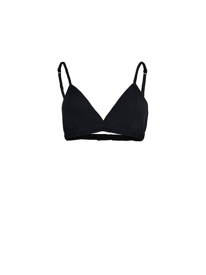 Polie bra in black - ghost front view