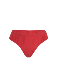 Polie silk crepe underwear in red - ghost front view