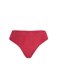Polie silk crepe underwear in red - ghost front view
