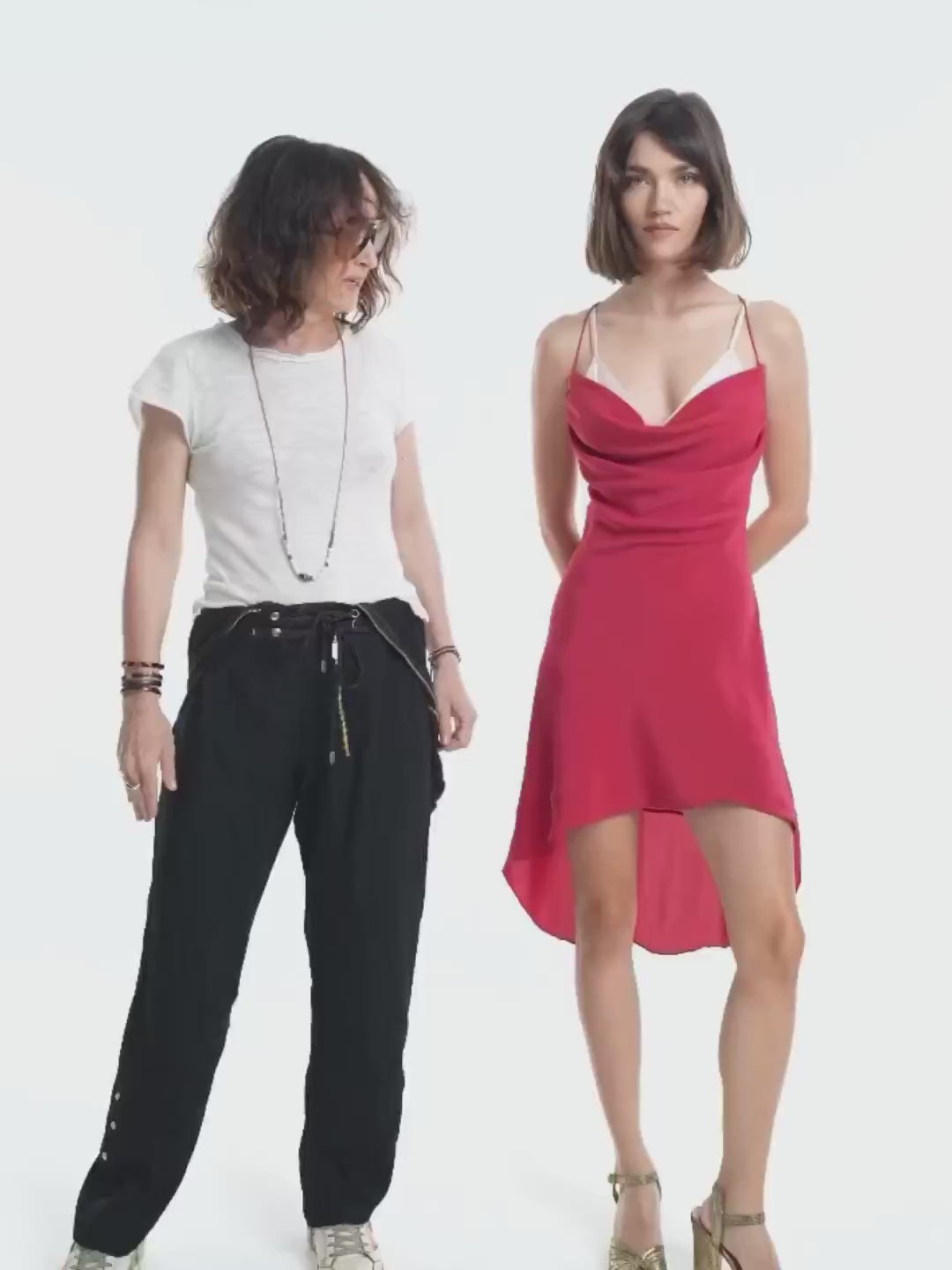 Maz mini dress in red - styling video