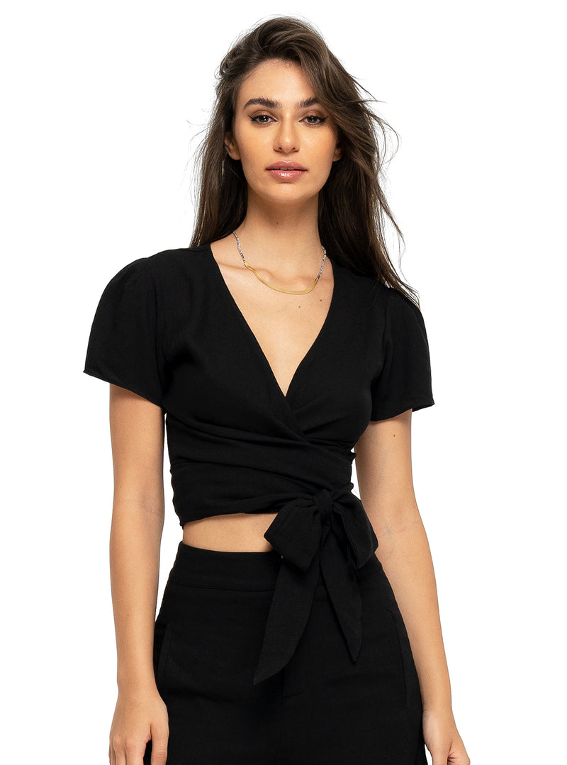 Olivia Wrap Top