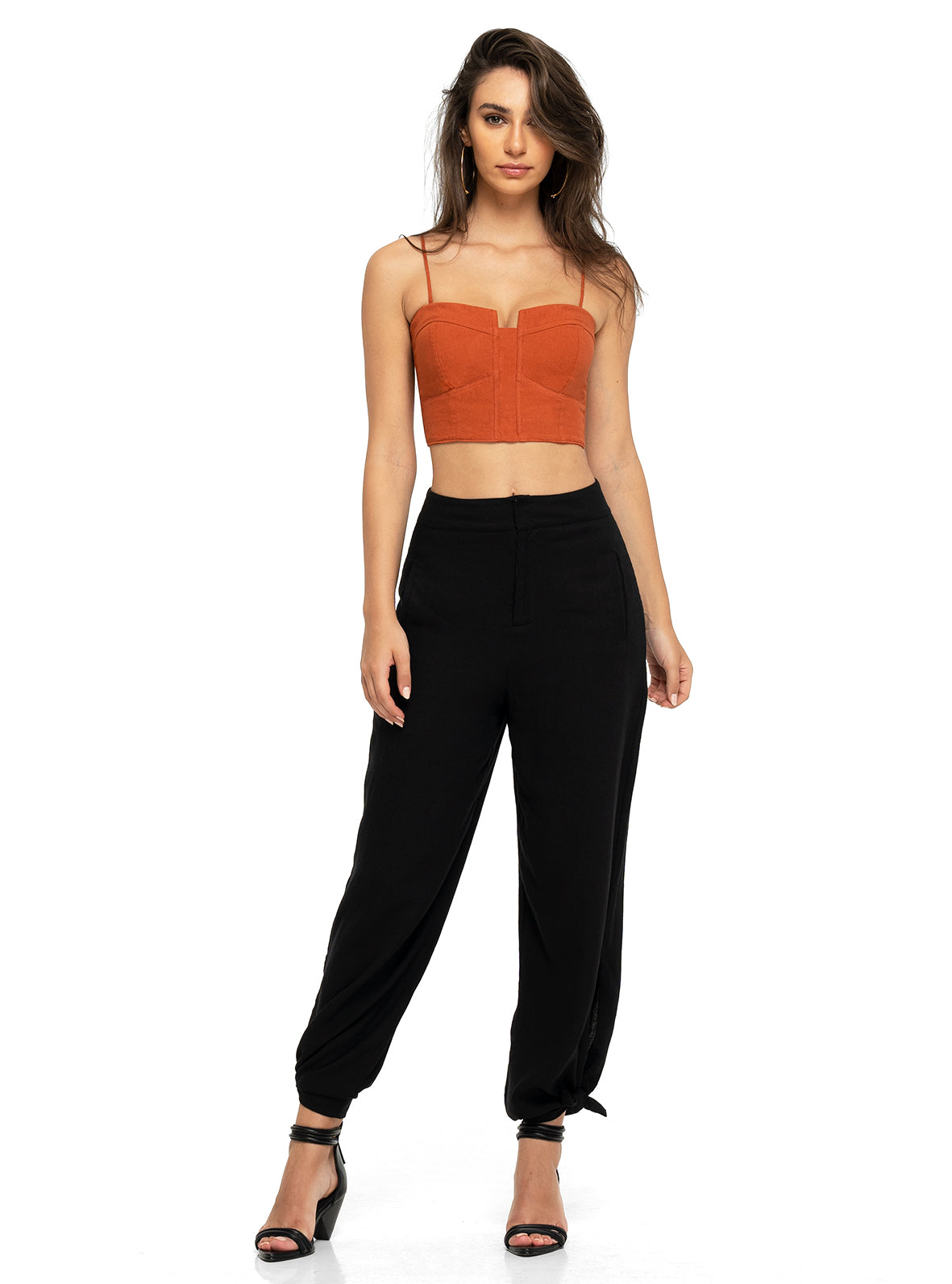 Elsa Bustier Top Terracotta