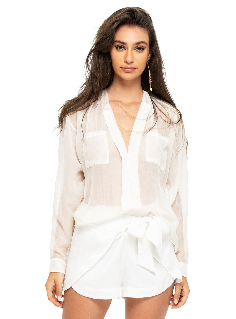 Silk Cotton Shirt - Lily Jean