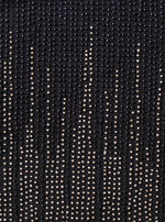 Glass Beads Black Dress - Lily Jean
